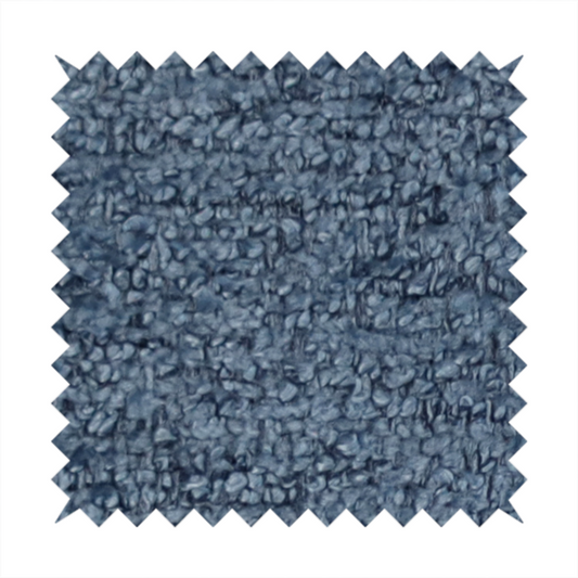 Seoul Boucle Upholstery Fabric Blue Colour CTR-2996