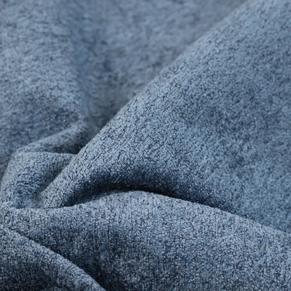 Seoul Boucle Upholstery Fabric Blue Colour CTR-2996 - Made To Measure Curtains