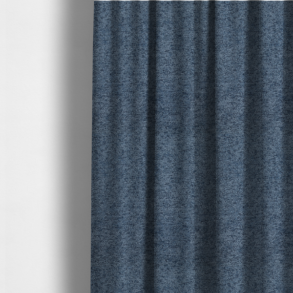 Seoul Boucle Upholstery Fabric Blue Colour CTR-2996 - Made To Measure Curtains