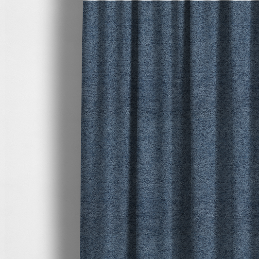 Seoul Boucle Upholstery Fabric Blue Colour CTR-2996 - Made To Measure Curtains