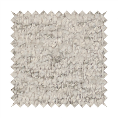 Seoul Boucle Upholstery Fabric Silver Colour CTR-2997 - Made To Measure Curtains