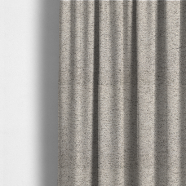 Seoul Boucle Upholstery Fabric Silver Colour CTR-2997 - Made To Measure Curtains