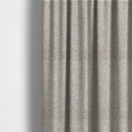 Seoul Boucle Upholstery Fabric Silver Colour CTR-2997 - Made To Measure Curtains