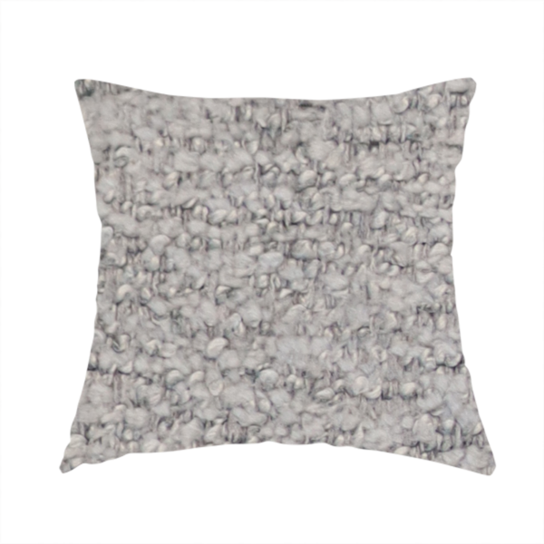 Seoul Boucle Upholstery Fabric Mist Grey Colour CTR-2998 - Handmade Cushions