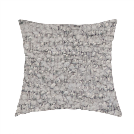 Seoul Boucle Upholstery Fabric Mist Grey Colour CTR-2998 - Handmade Cushions