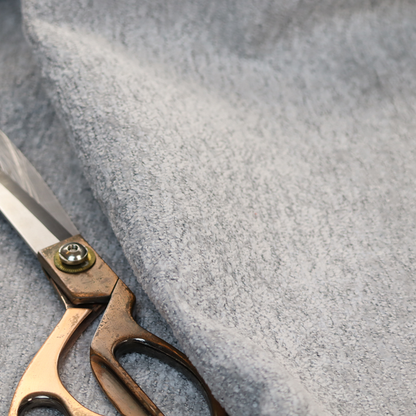 Seoul Boucle Upholstery Fabric Mist Grey Colour CTR-2998 - Made To Measure Curtains