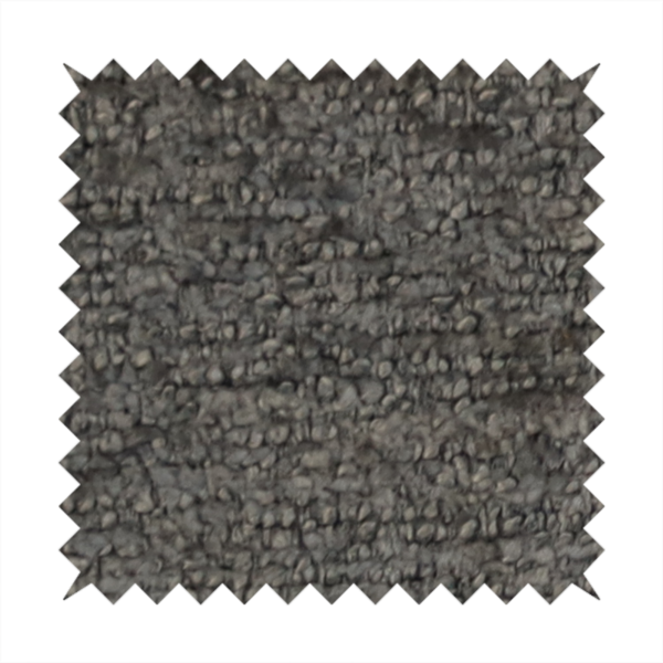 Seoul Boucle Upholstery Fabric Davy's Grey Colour CTR-3000 - Made To Measure Curtains
