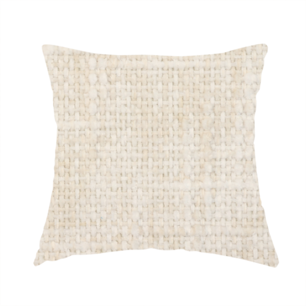 Osaka Soft Large Weave Upholstery Fabric Cream Colour CTR-3002 - Handmade Cushions