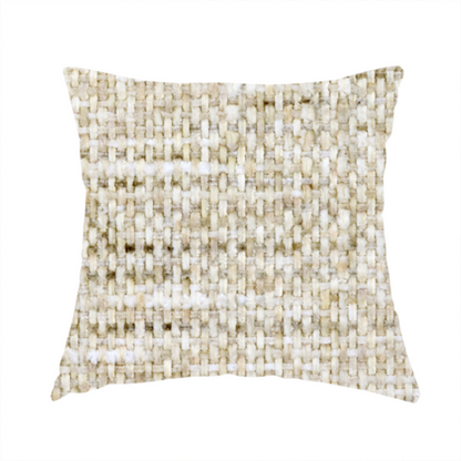 Osaka Soft Large Weave Upholstery Fabric Coffee Cream Colour CTR-3003 - Handmade Cushions