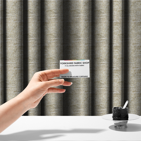 Osaka Soft Large Weave Upholstery Fabric Coffee Cream Colour CTR-3003 - Made To Measure Curtains