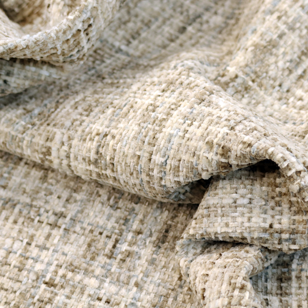 Osaka Soft Large Weave Upholstery Fabric Beige Colour CTR-3005 - Made To Measure Curtains