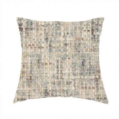 Osaka Soft Large Weave Upholstery Fabric Beige/Grey Colour CTR-3006 - Handmade Cushions