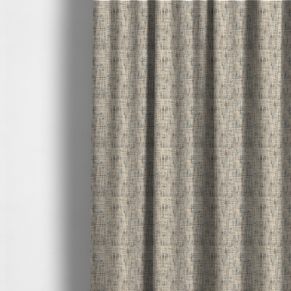 Osaka Soft Large Weave Upholstery Fabric Beige/Grey Colour CTR-3006 - Made To Measure Curtains