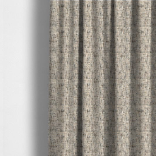 Osaka Soft Large Weave Upholstery Fabric Beige/Grey Colour CTR-3006 - Made To Measure Curtains