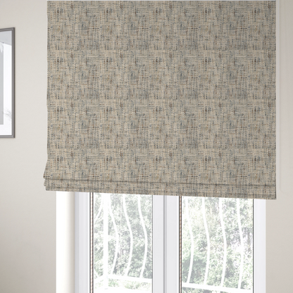 Osaka Soft Large Weave Upholstery Fabric Beige/Grey Colour CTR-3006 - Roman Blinds