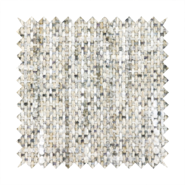 Osaka Soft Large Weave Upholstery Fabric Cream/Grey Colour CTR-3007 - Made To Measure Curtains