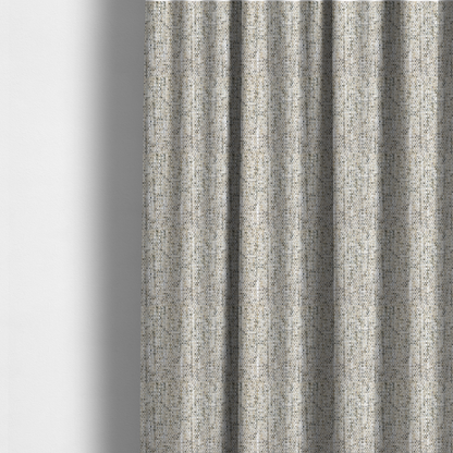 Osaka Soft Large Weave Upholstery Fabric Cream/Grey Colour CTR-3007 - Made To Measure Curtains