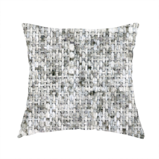 Osaka Soft Large Weave Upholstery Fabric Light Grey Colour CTR-3008 - Handmade Cushions