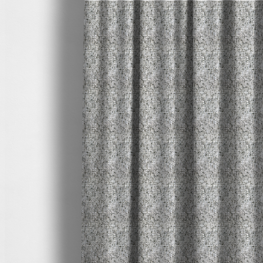 Osaka Soft Large Weave Upholstery Fabric Light Grey Colour CTR-3008 - Made To Measure Curtains