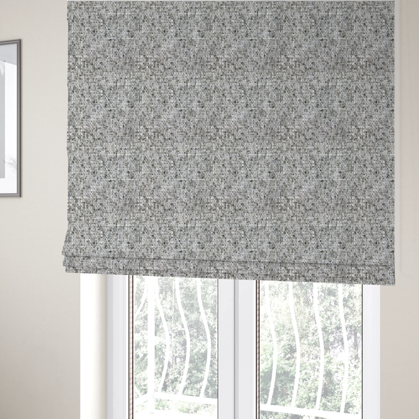 Osaka Soft Large Weave Upholstery Fabric Light Grey Colour CTR-3008 - Roman Blinds