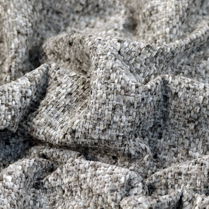 Osaka Soft Large Weave Upholstery Fabric Grey Colour CTR-3009 - Made To Measure Curtains