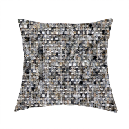 Osaka Soft Large Weave Upholstery Fabric Dark Grey Colour CTR-3010 - Handmade Cushions