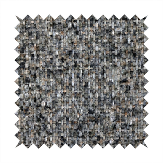 Osaka Soft Large Weave Upholstery Fabric Charcoal Colour CTR-3011