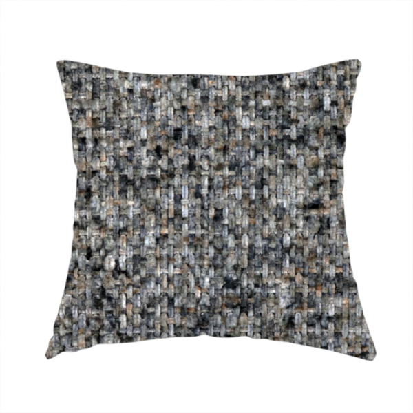 Osaka Soft Large Weave Upholstery Fabric Charcoal Colour CTR-3011 - Handmade Cushions