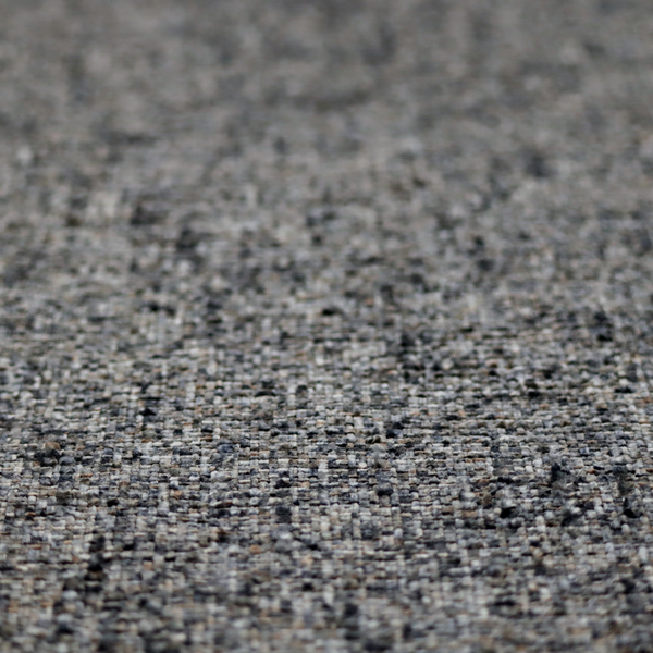 Osaka Soft Large Weave Upholstery Fabric Charcoal Colour CTR-3011 - Made To Measure Curtains