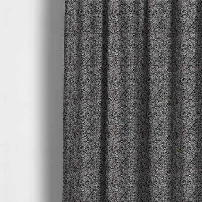 Osaka Soft Large Weave Upholstery Fabric Charcoal Colour CTR-3011 - Made To Measure Curtains