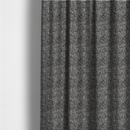 Osaka Soft Large Weave Upholstery Fabric Charcoal Colour CTR-3011 - Made To Measure Curtains