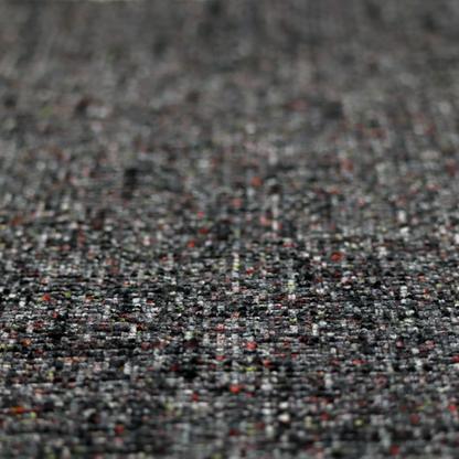 Osaka Soft Large Weave Upholstery Fabric Black Colour CTR-3012 - Made To Measure Curtains