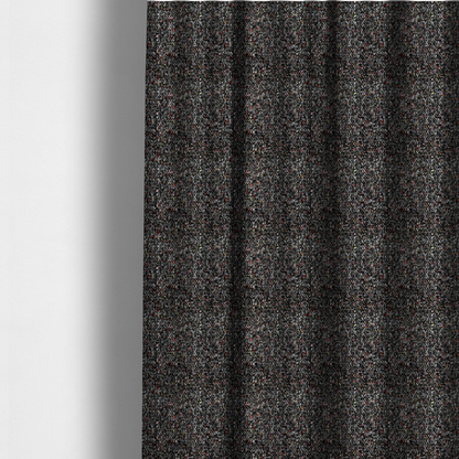 Osaka Soft Large Weave Upholstery Fabric Black Colour CTR-3012 - Made To Measure Curtains