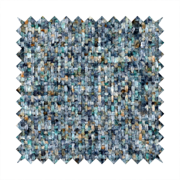 Osaka Soft Large Weave Upholstery Fabric Ocean Blue Colour CTR-3013 - Handmade Cushions
