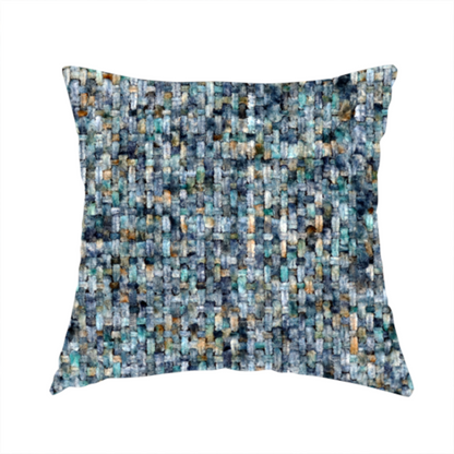 Osaka Soft Large Weave Upholstery Fabric Ocean Blue Colour CTR-3013 - Handmade Cushions