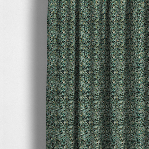 Osaka Soft Large Weave Upholstery Fabric Turquoise Colour CTR-3014 - Made To Measure Curtains