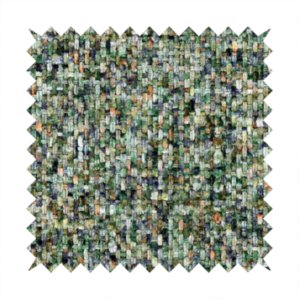 Osaka Soft Large Weave Upholstery Fabric Green Colour CTR-3015 - Handmade Cushions