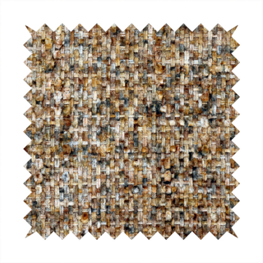 Osaka Soft Large Weave Upholstery Fabric Brown Colour CTR-3017