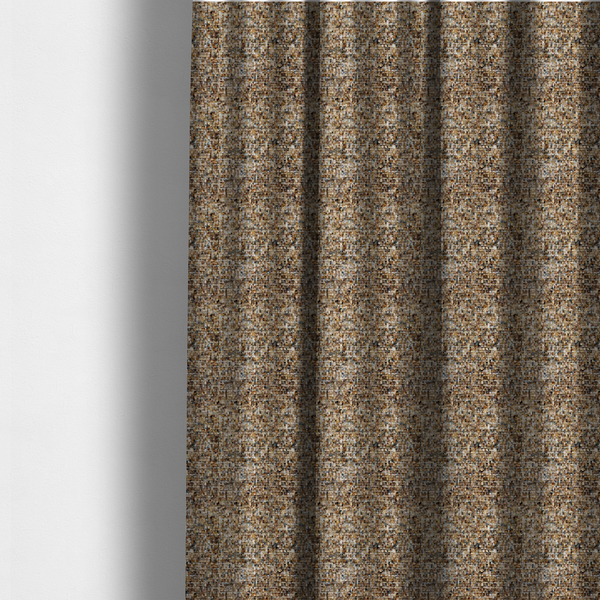 Osaka Soft Large Weave Upholstery Fabric Brown Colour CTR-3017 - Made To Measure Curtains