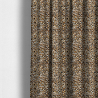 Osaka Soft Large Weave Upholstery Fabric Brown Colour CTR-3017 - Made To Measure Curtains