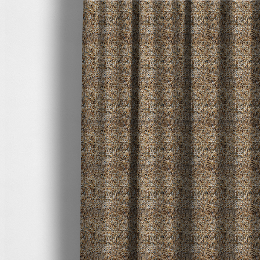 Osaka Soft Large Weave Upholstery Fabric Brown Colour CTR-3017 - Made To Measure Curtains
