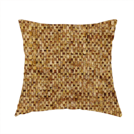 Osaka Soft Large Weave Upholstery Fabric Mustard Colour CTR-3018 - Handmade Cushions