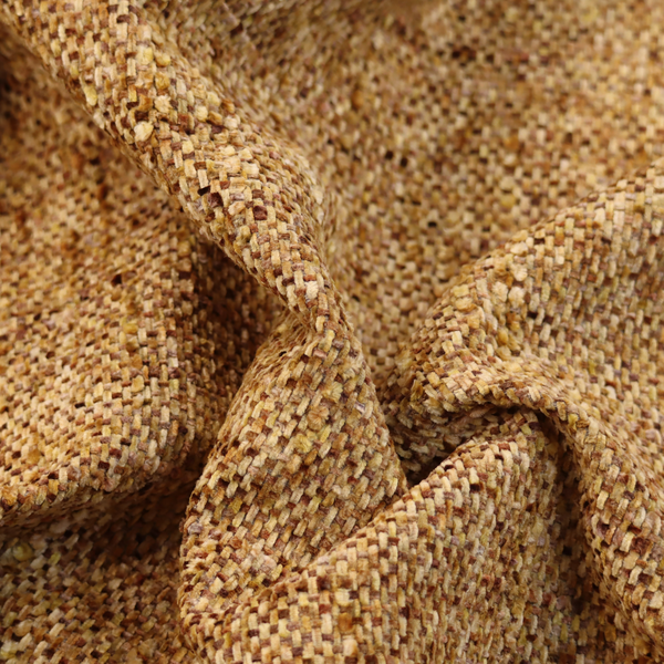 Osaka Soft Large Weave Upholstery Fabric Mustard Colour CTR-3018 - Handmade Cushions