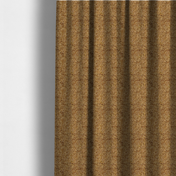 Osaka Soft Large Weave Upholstery Fabric Mustard Colour CTR-3018 - Made To Measure Curtains