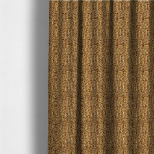 Osaka Soft Large Weave Upholstery Fabric Mustard Colour CTR-3018 - Made To Measure Curtains
