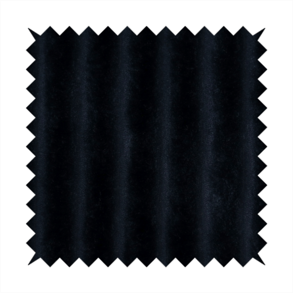 A deep black textile featuring a repeating, vertical channel-tufted pattern. The fabric alternates between thick, high-pile plush bands and thin, compressed vertical channels.