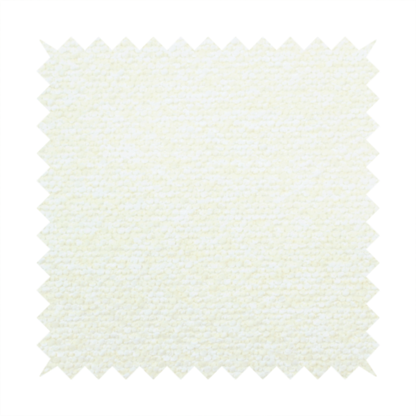 A bright off-white textured upholstery fabric with a clean, light weave.