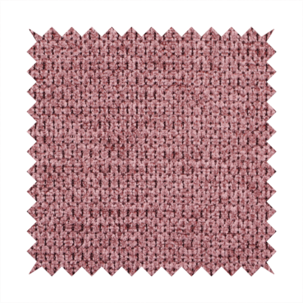 A textured fabric in a deep dusty rose or muted berry tone. The material features a tight, uniform weave with a distinct honeycomb-like structure. The colour is a rich, cool-toned mauve, achieved by blending darker plum threads with lighter pink fibres, creating a subtle weathered effect that adds depth and sophistication.