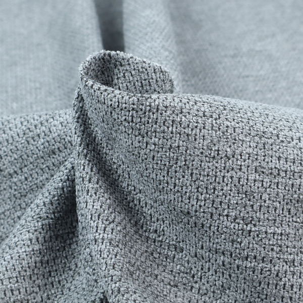 A cool-toned, silver-grey weave with subtle dark lowlights.