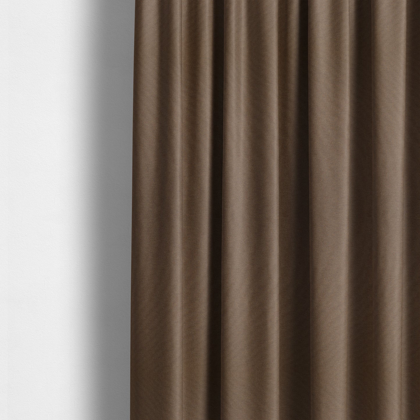 Playtime Plain Cotton Fabrics Collection Brown Colour Water Repellent Upholstery Fabric CTR-312 - Made To Measure Curtains